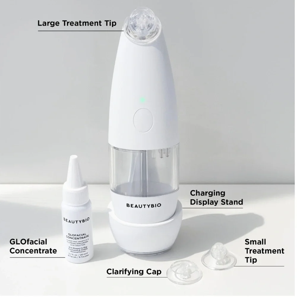 BeautyBio Hydration Facial Pore Cleansing Tool with Blue LED - NWT